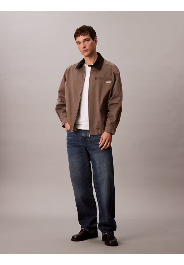 A- LS COTTON FZ BLOUSON JACKET