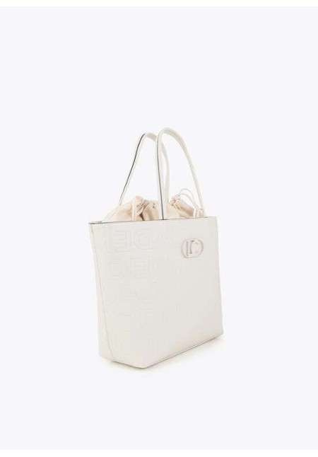 Shopper desestructurado pespuntes monograma