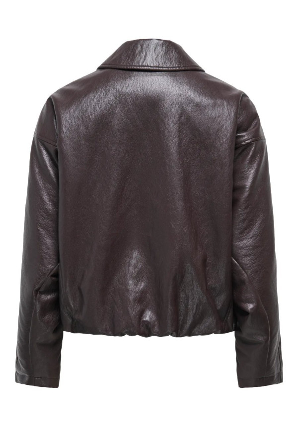 ONLMASJA FAUX LEATHER PADDED BOMBER PNT