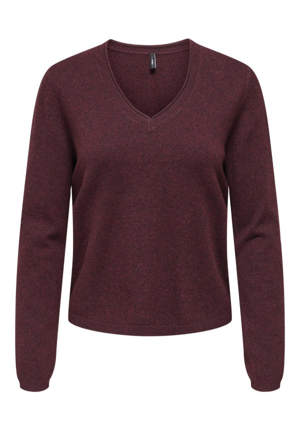 ONLLOYAL LIFE LS V-NECK PULLO KNT NOOS