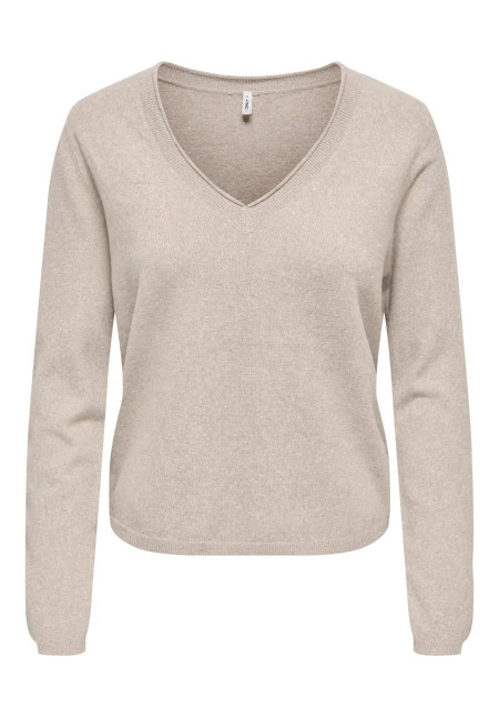 ONLLOYAL LIFE LS V-NECK PULLO KNT NOOS