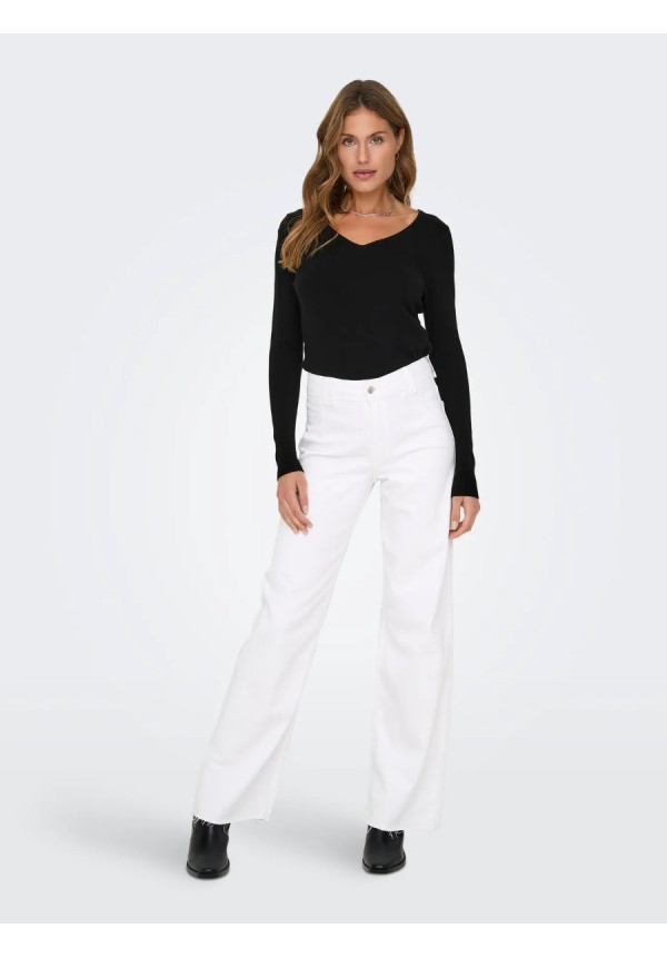 ONLVENICE LIFE LS VNECK PULLOVER KNT NCA