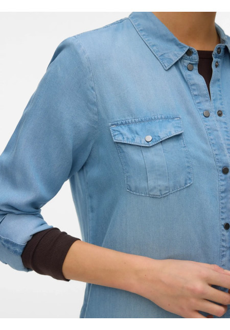 VMSIGGA LS SHORT DRESS LT BL GA NOOS