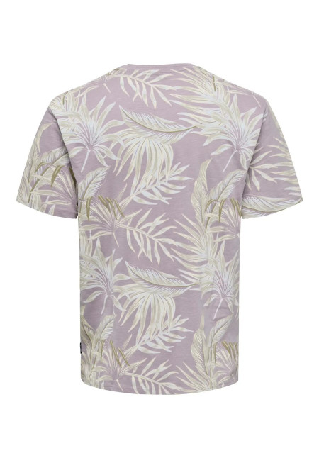 ONSKASH REG LEAF AOP SS TEE