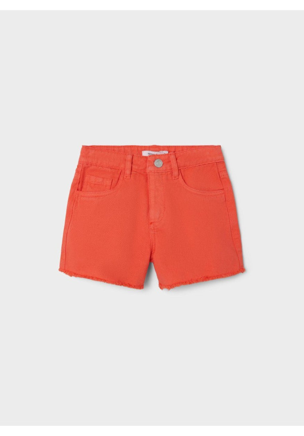Pantalones Cortos para Niñas Name It -  Hot Coral