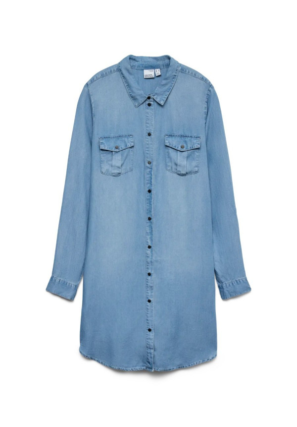 VMSIGGA LS SHORT DRESS LT BL GA NOOS