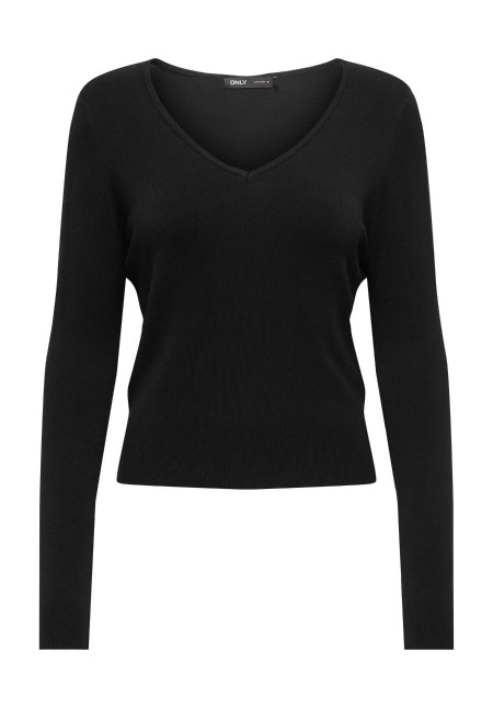 ONLVENICE LIFE LS VNECK PULLOVER KNT NCA