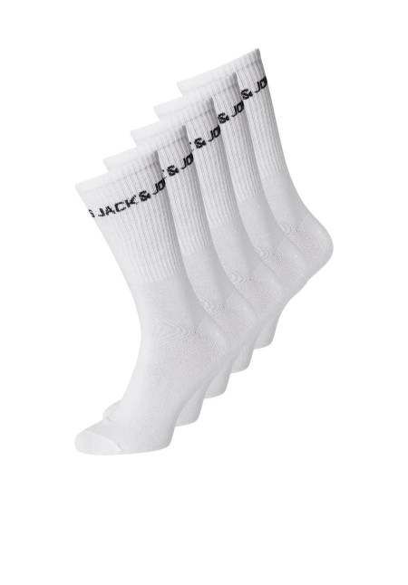 JACBASIC LOGO TENNISSOCK 5 PACK NOOS JNR