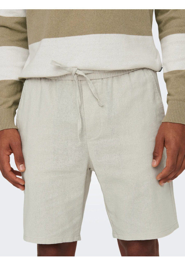 ONSLINUS 0007 COT LIN SHORTS NOOS