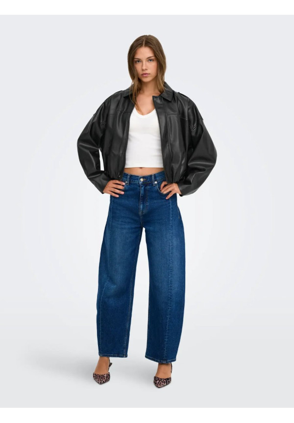 Chaqueta de cuero sintético
