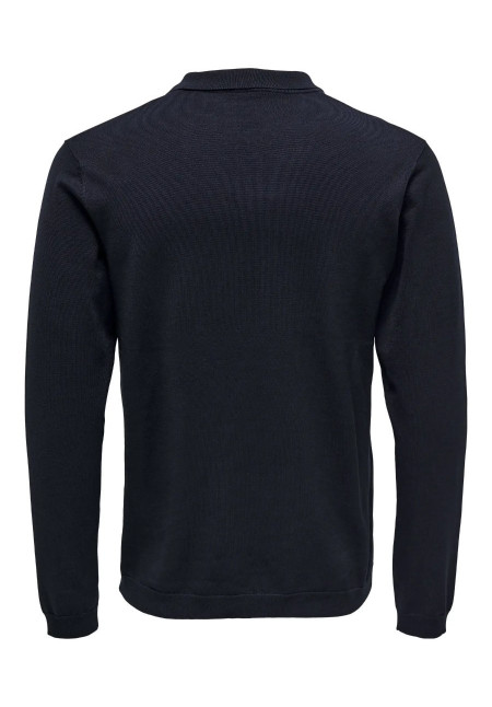 ONSWYLER LIFE REG 14 LS POLO KNIT NOOS