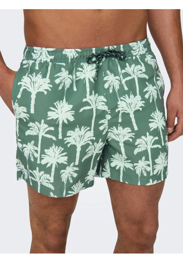 ONSTEDSWIM SHORT PALMS AOP