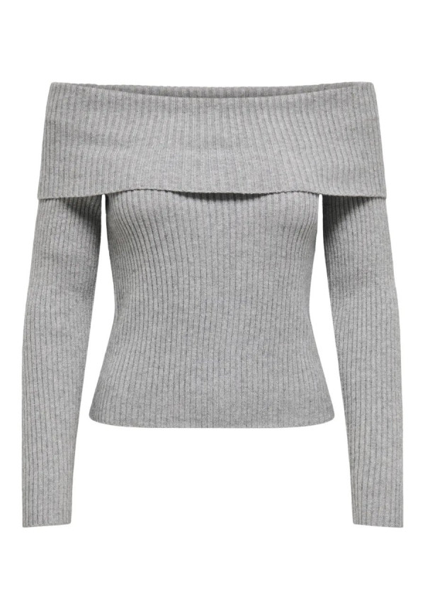 ONLKATIA LIFE LS OFF SHOULDER KNT NOOS