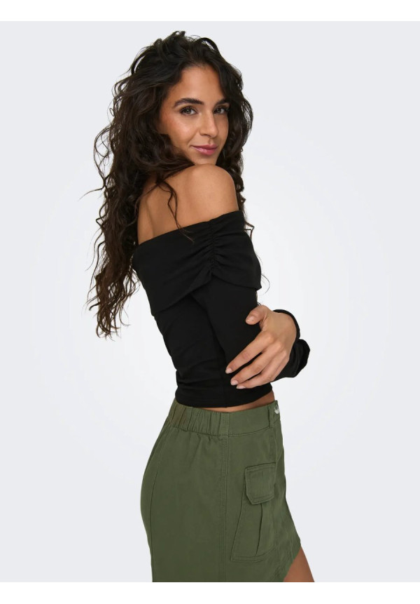 ONLLIVE LOVE L/S OFF SHOULDER CS TOP