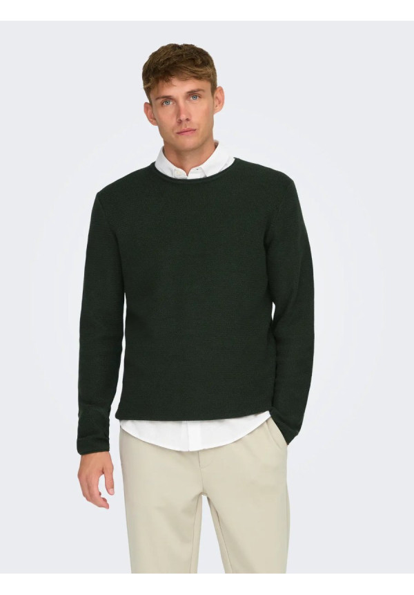 ONSERIC REG 12 STRUC CREW KNIT NOOS