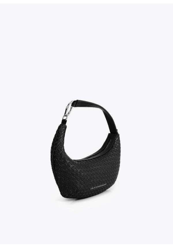 Bolso trenzado media luna