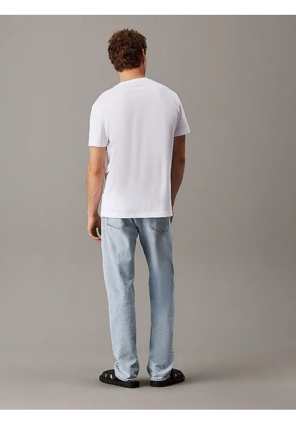 Camiseta Calvin Klein Jeans Shadow Blanco para Hombre