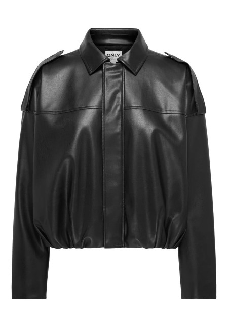Chaqueta de cuero sintético